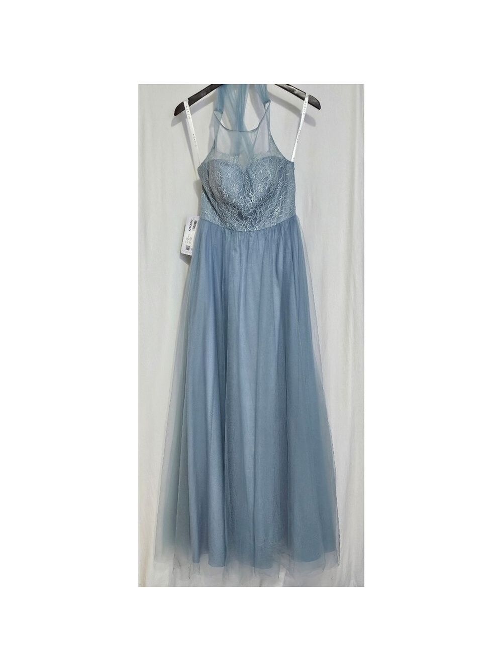 Azazie Imani Bridesmaid Prom Dress in Dusty Blue